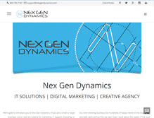 Tablet Screenshot of nexgendynamics.com